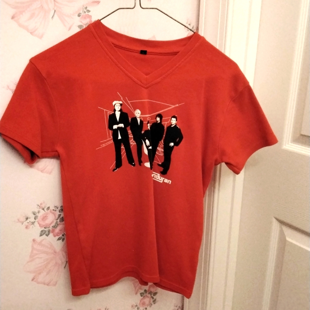 Duran Duran 2003 red t-shirt